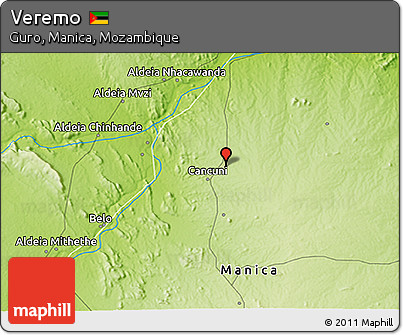 Physical 3D Map of Veremo