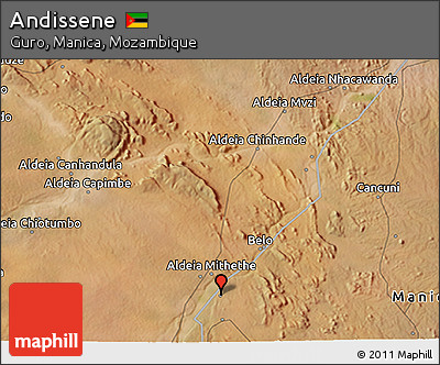 Satellite 3D Map of Andissene