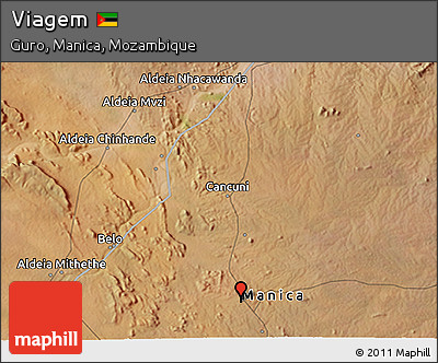 Satellite 3D Map of Viagem