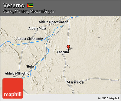 Shaded Relief 3D Map of Veremo