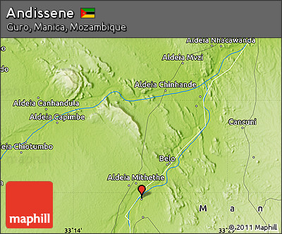 Physical Map of Andissene