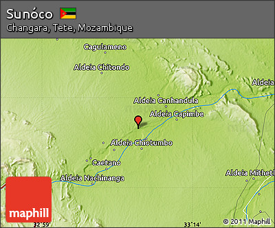 Physical Map of Sunóco