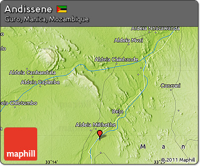 Physical Map of Andissene