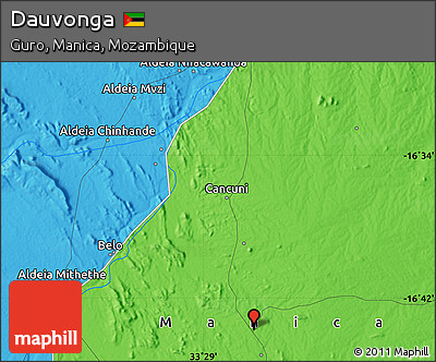 Political Map of Dauvonga