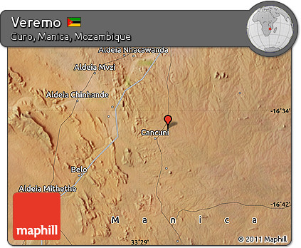 Satellite Map of Veremo