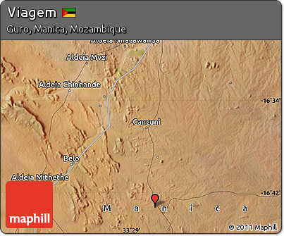 Satellite Map of Viagem