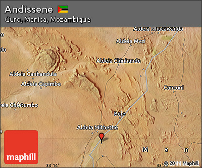 Satellite Map of Andissene