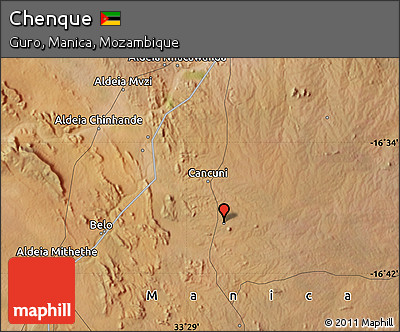 Satellite Map of Chenque