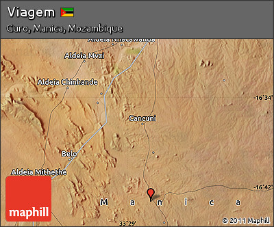 Satellite Map of Viagem