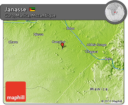 Physical 3D Map of Janasse