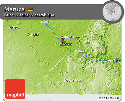 Physical 3D Map of Maruca