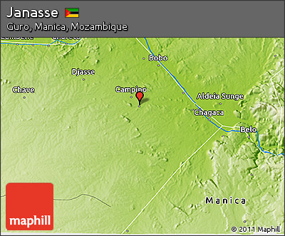 Physical 3D Map of Janasse