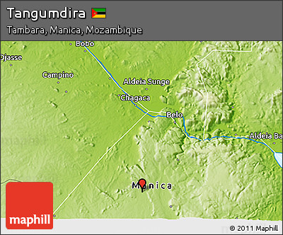 Physical 3D Map of Tangumdira