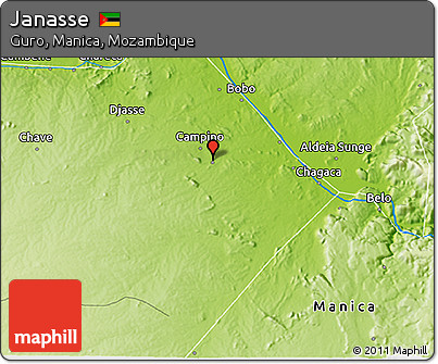 Physical 3D Map of Janasse