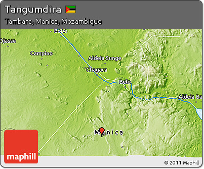 Physical 3D Map of Tangumdira