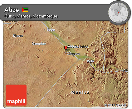 Satellite 3D Map of Alize