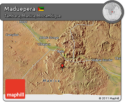 Satellite 3D Map of Maduepera