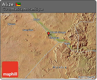 Satellite 3D Map of Alize