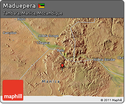 Satellite 3D Map of Maduepera