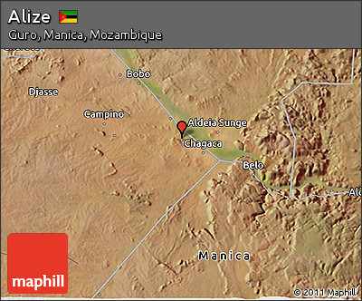 Satellite 3D Map of Alize