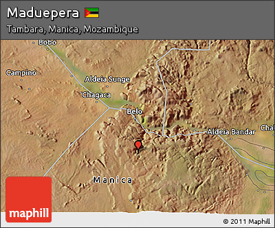 Satellite 3D Map of Maduepera