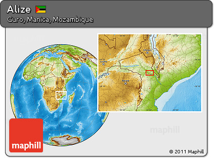 Physical Location Map of Alize
