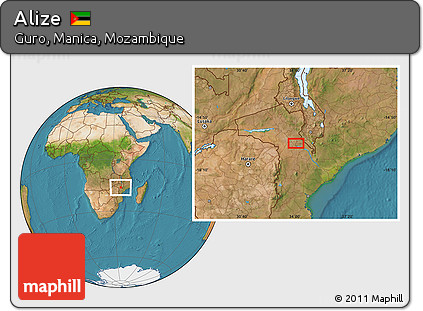 Satellite Location Map of Alize