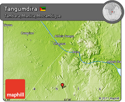 Physical Map of Tangumdira