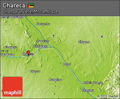 Physical Map of Chareca
