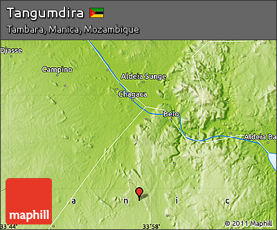 Physical Map of Tangumdira