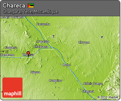 Physical Map of Chareca