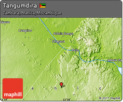 Physical Map of Tangumdira