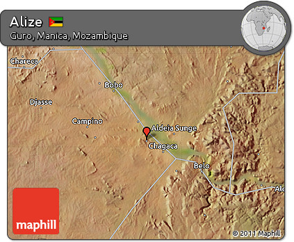 Satellite Map of Alize
