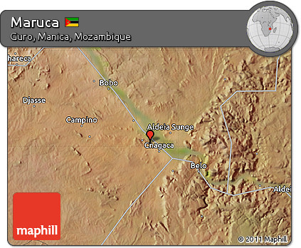 Satellite Map of Maruca