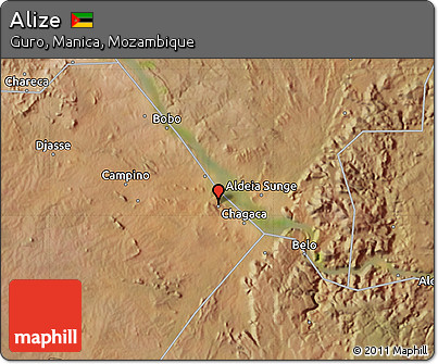 Satellite Map of Alize
