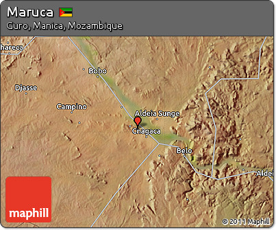 Satellite Map of Maruca