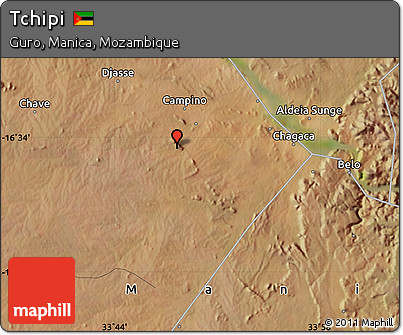 Satellite Map of Tchipi