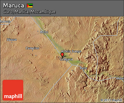 Satellite Map of Maruca