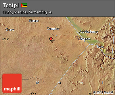 Satellite Map of Tchipi