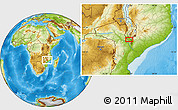 Physical Location Map of Savala