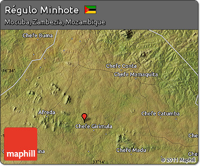 Satellite Map of Régulo Minhote