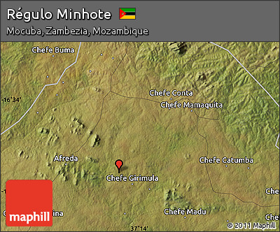 Satellite Map of Régulo Minhote