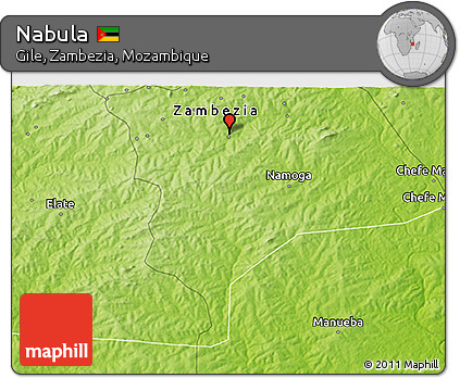 Physical 3D Map of Nabula