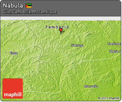 Physical 3D Map of Nabula