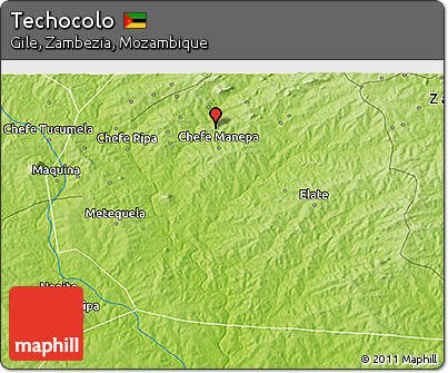 Physical 3D Map of Techocolo