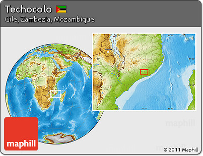 Physical Location Map of Techocolo