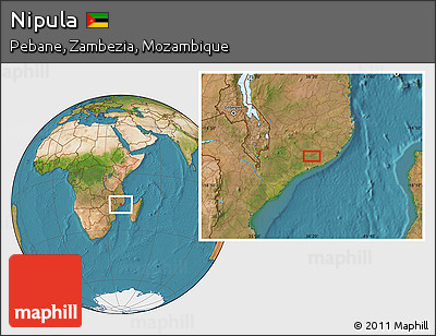 Satellite Location Map of Nipula