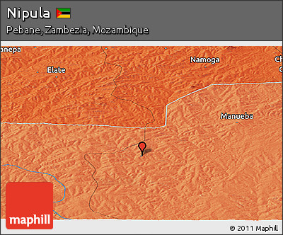 Political Panoramic Map of Nipula