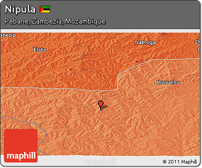 Political Panoramic Map of Nipula