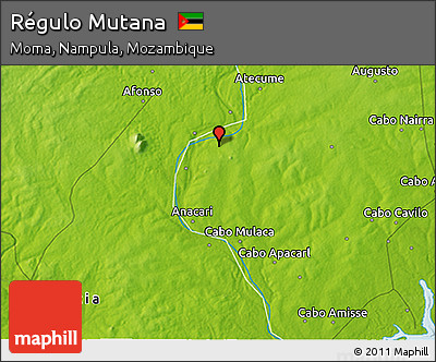 Physical 3D Map of Régulo Mutana